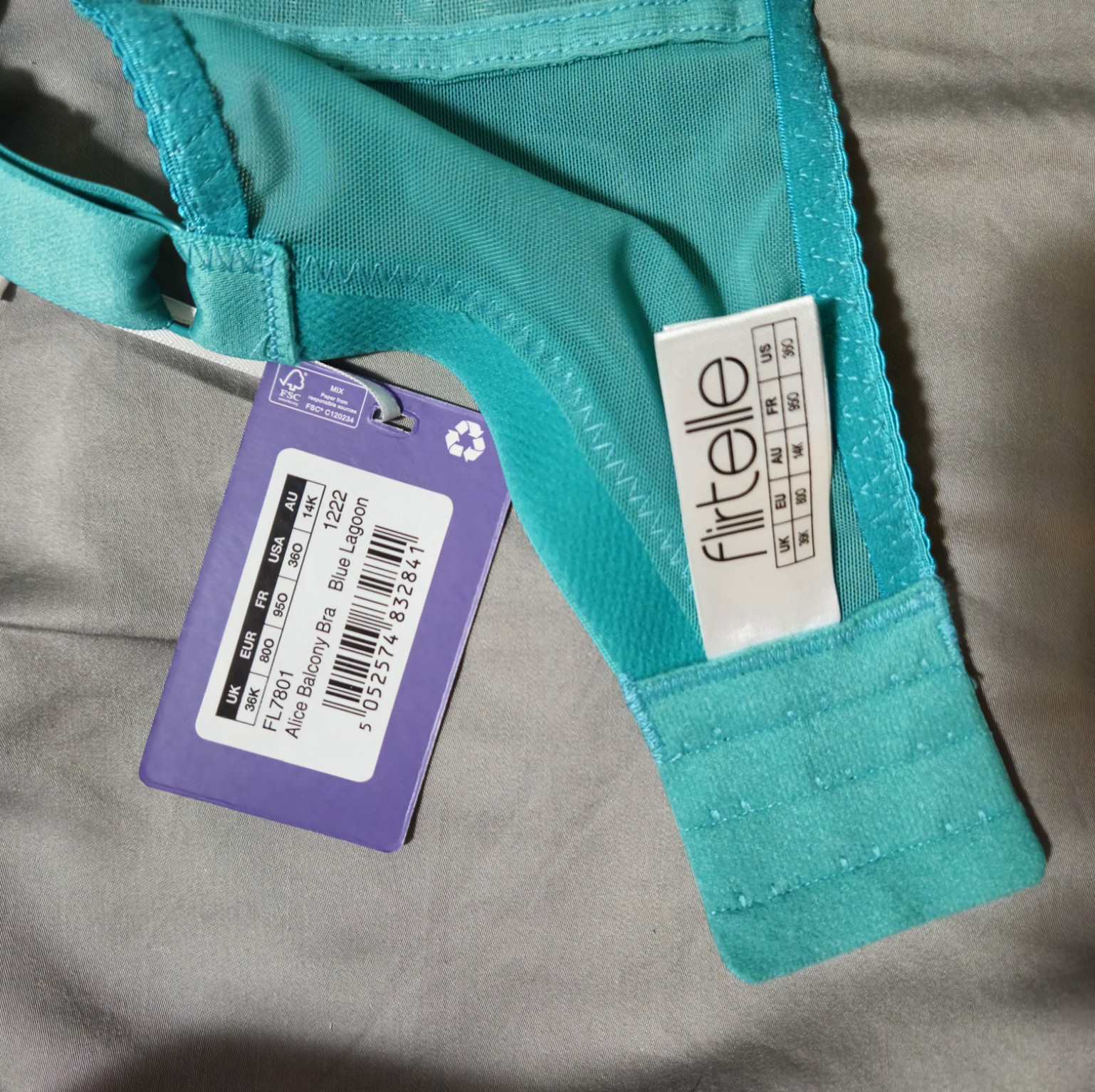 Green 36O Flirtelle bra